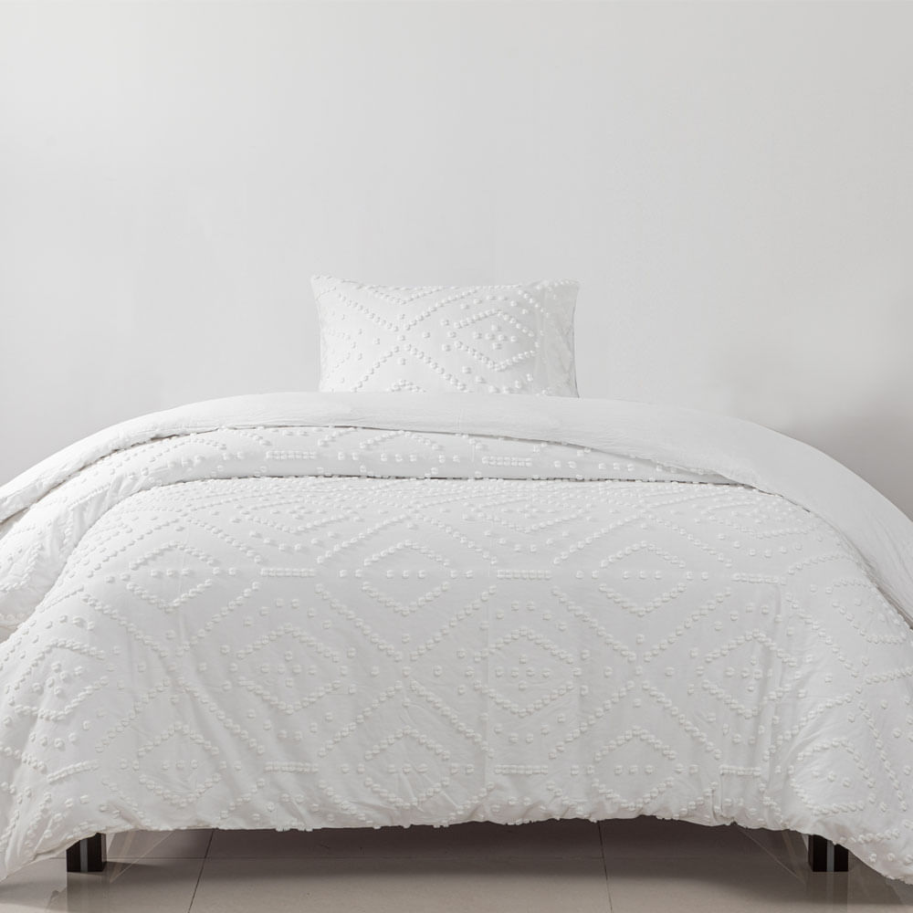 Funda Plumón Krea 1.5 Plaza Poly Dots