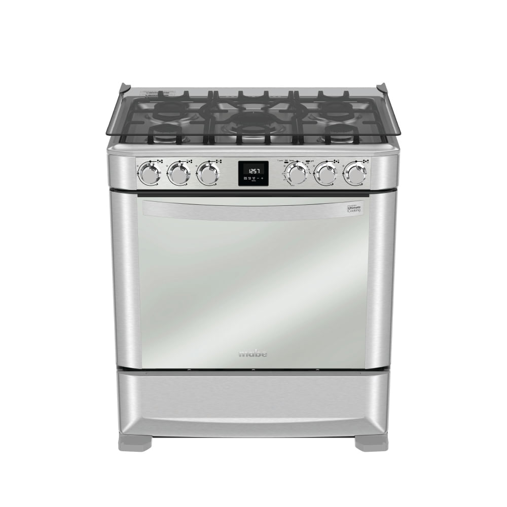 Cocina de Piso a Gas 76cm Inox Mabe CMP7670FX0