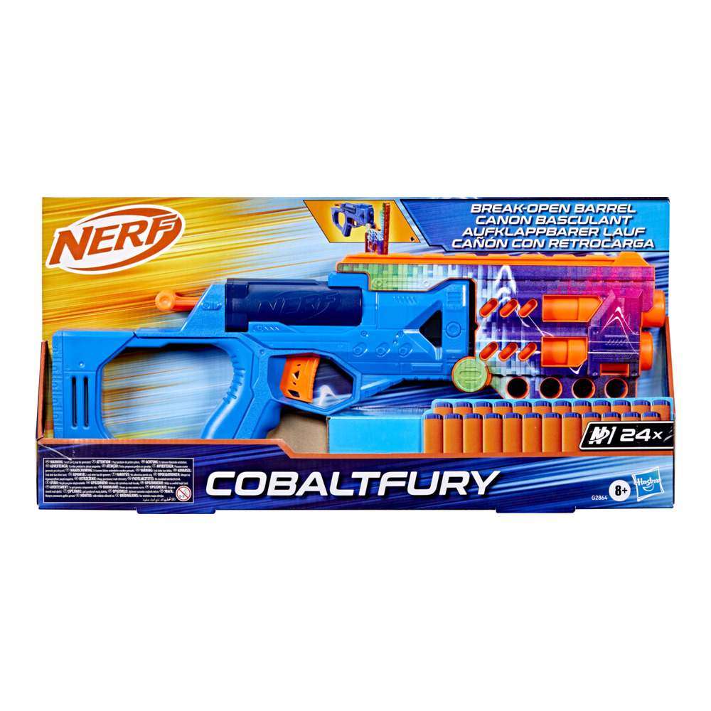 Lanzador Nerf N Series Cobaltfury 24 Dardos
