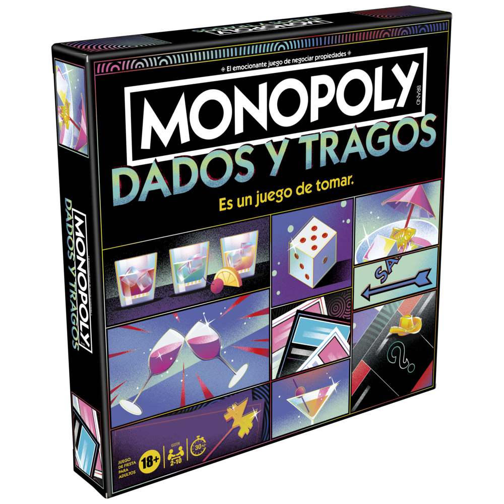 Juego de Mesa Monopoly Tragos y Dados