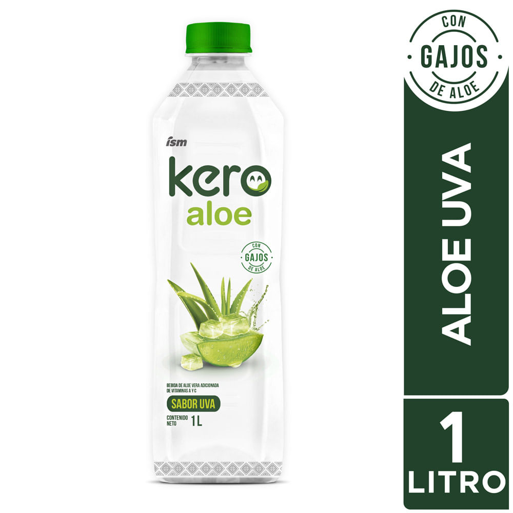 Bebida Kero Aloe Sabor Uva Botella 1L
