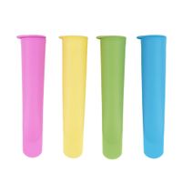 Molde Helado Krea Silicona 4un Forma Tubo
