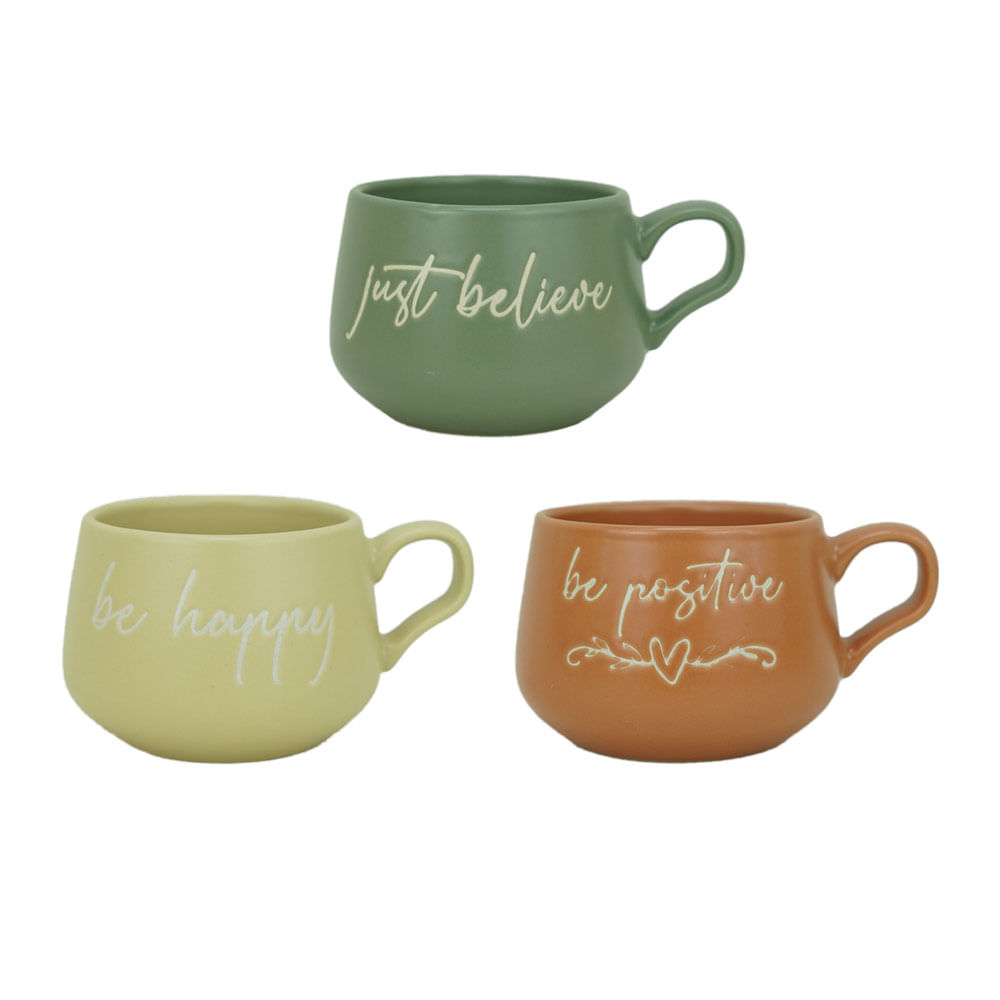 Taza Krea Belly Estampado Grabado 300ml Surtido