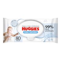 Toallitas Húmedas Huggies Puro & Natural 80un
