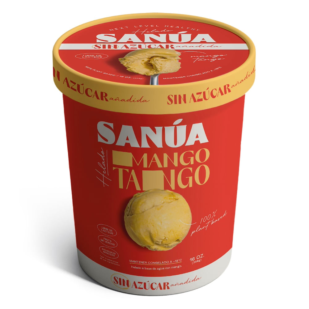 Helado Sanúa Mango Sin Azúcar 350g