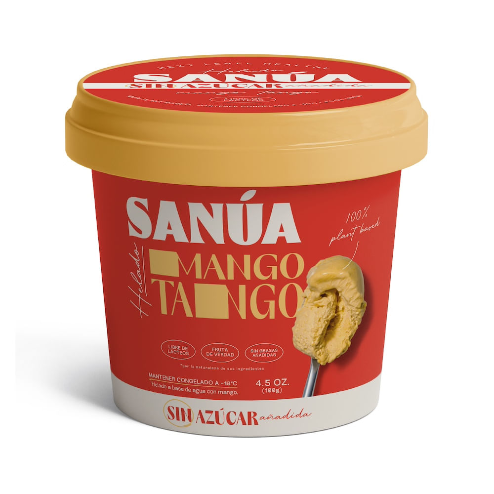 Helado Sanúa Mango Sin Azúcar 100g