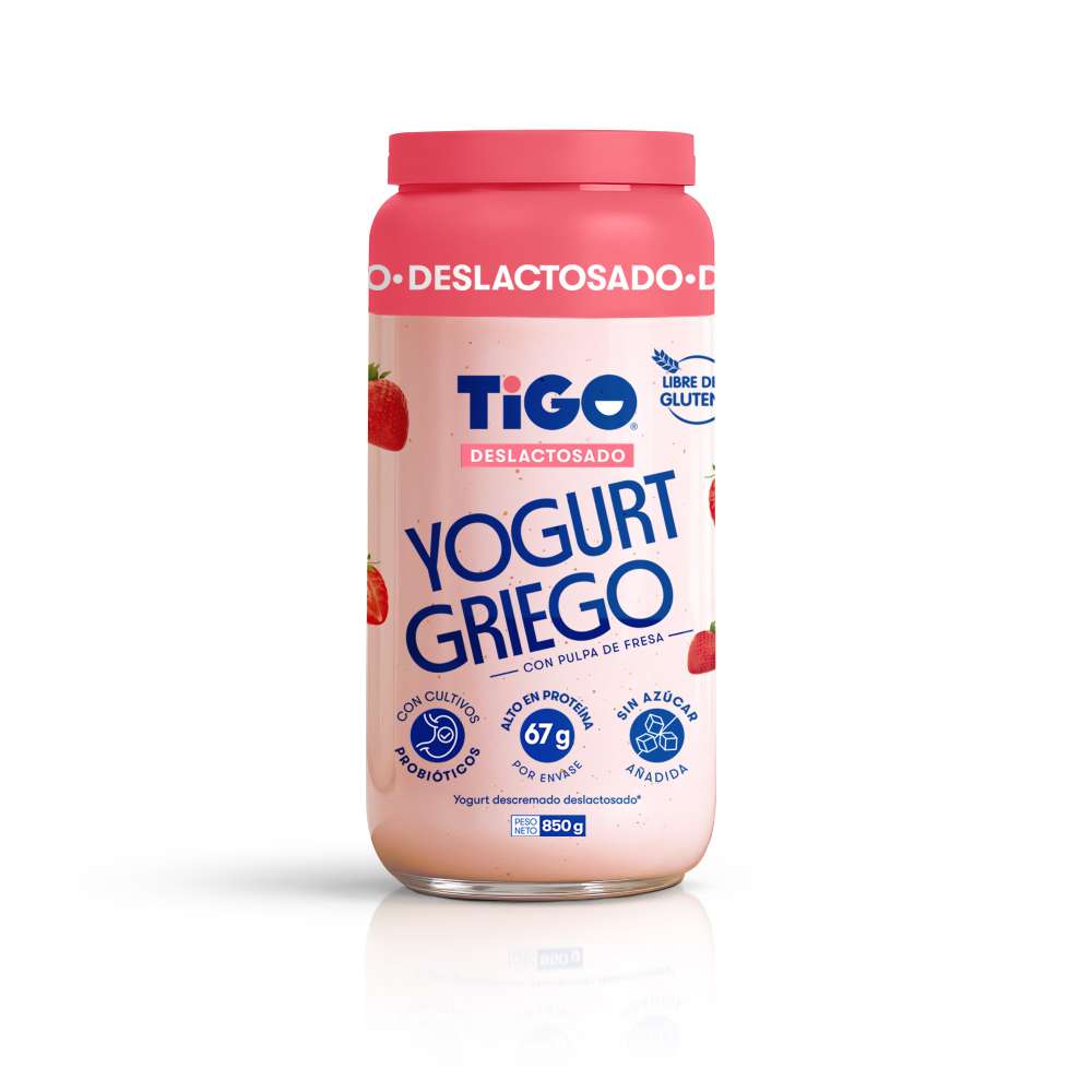 Yogurt Griego Tigo Fresa 850g
