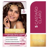 Tinte para Cabello 5 Castaño Claro Creme Caja 162.5 ml