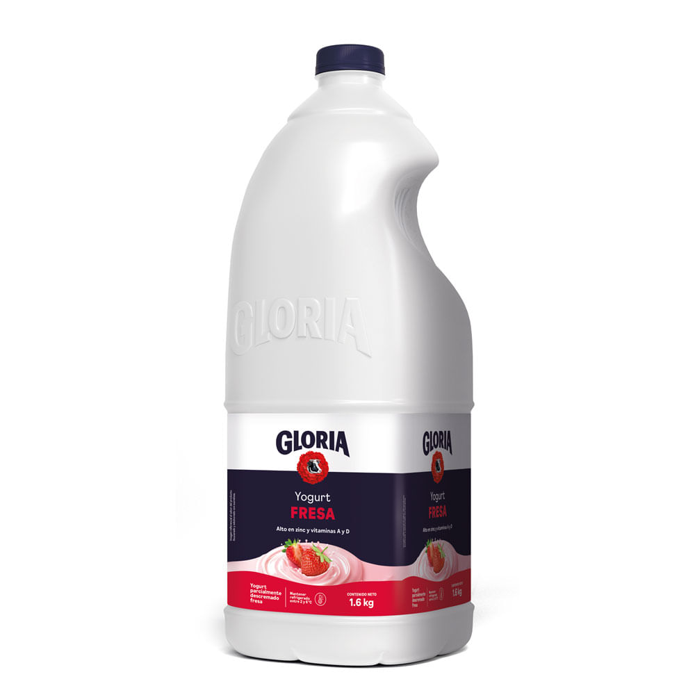 Yogurt Bebible Gloria Fresa Galonera 1.6kg