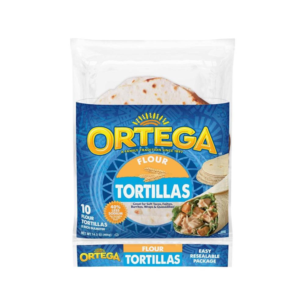 Tortillas de Harina Ortega 10un