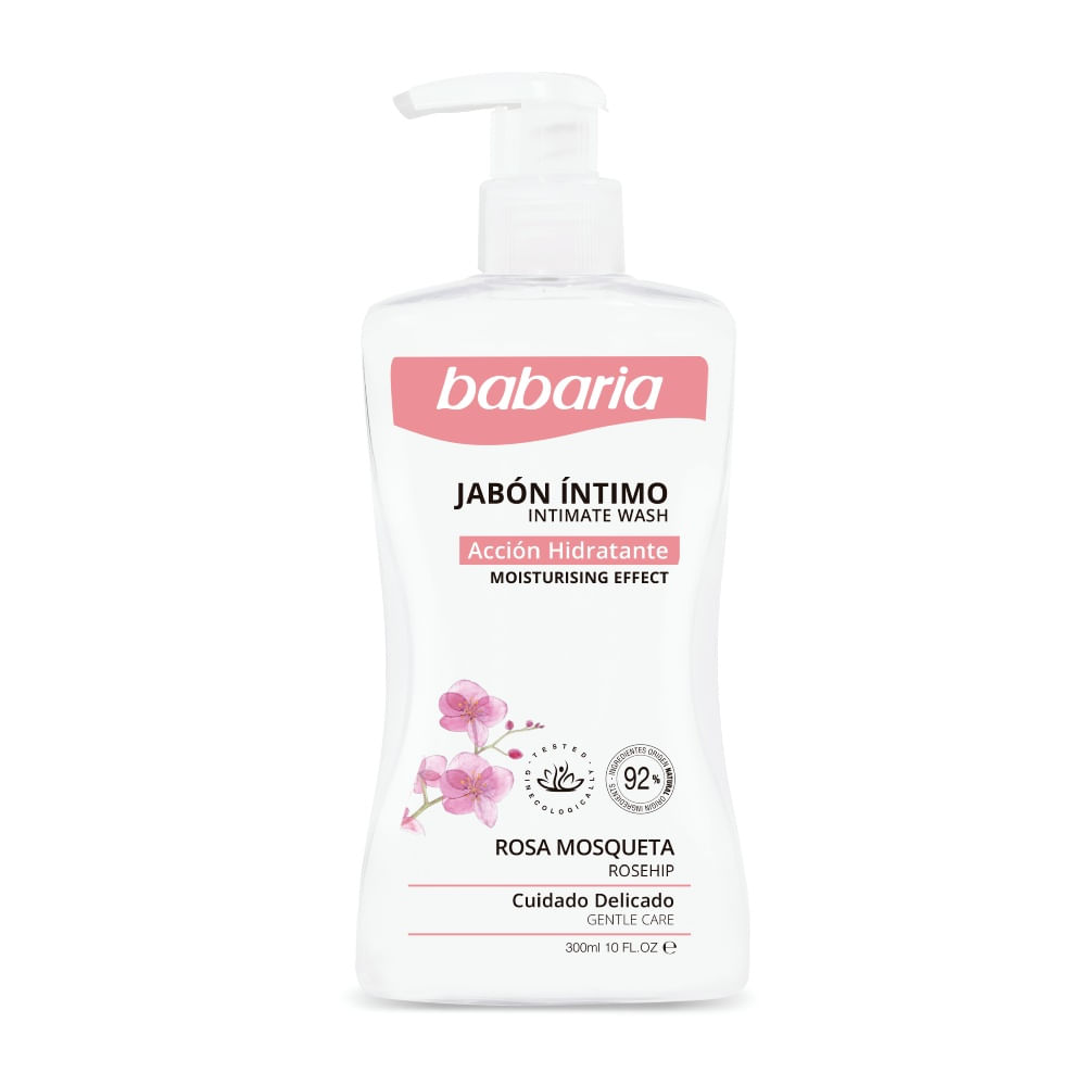 Jabón Íntimo Babaria Rosa Mosqueta 300ml