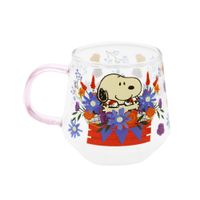 Taza Borosilicato Semicónica Snoopy 420ml