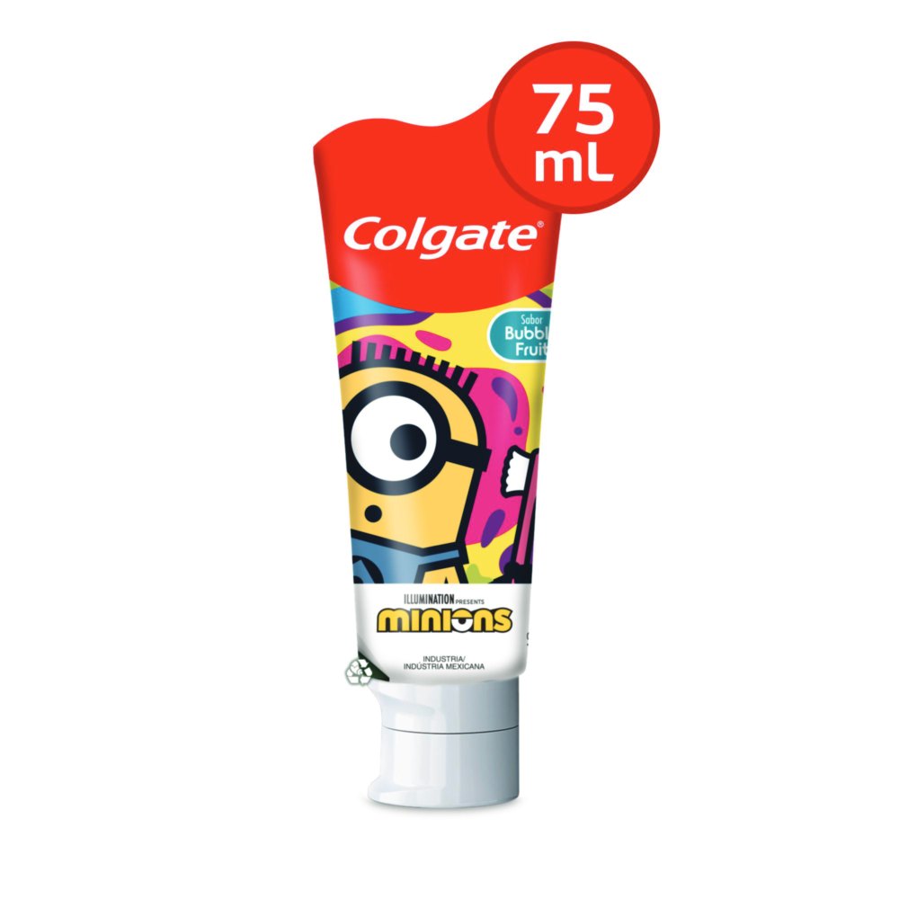 Crema Dental para Niños Colgate 1+ Años Minions 75ml