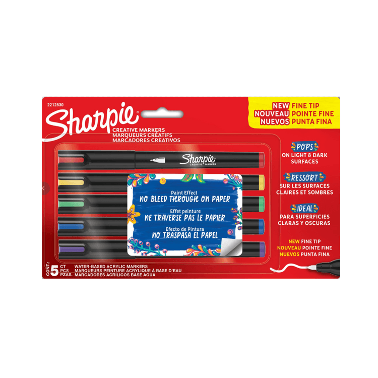 Marcadores-Creativos-Acr-licos-Cl-sico-Punta-Fina-x5-Sharpie-1-351703550