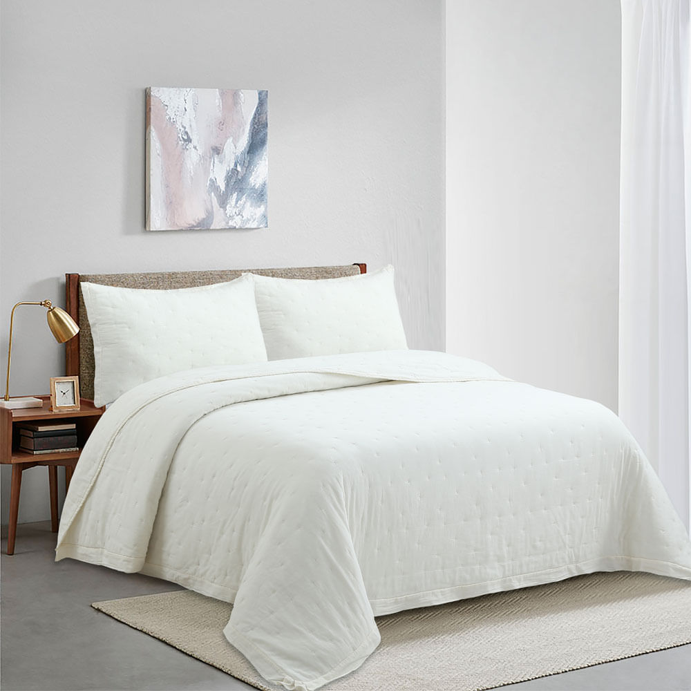 Quilt Krea 1.5 Plaza Algodón Romantic Surtido