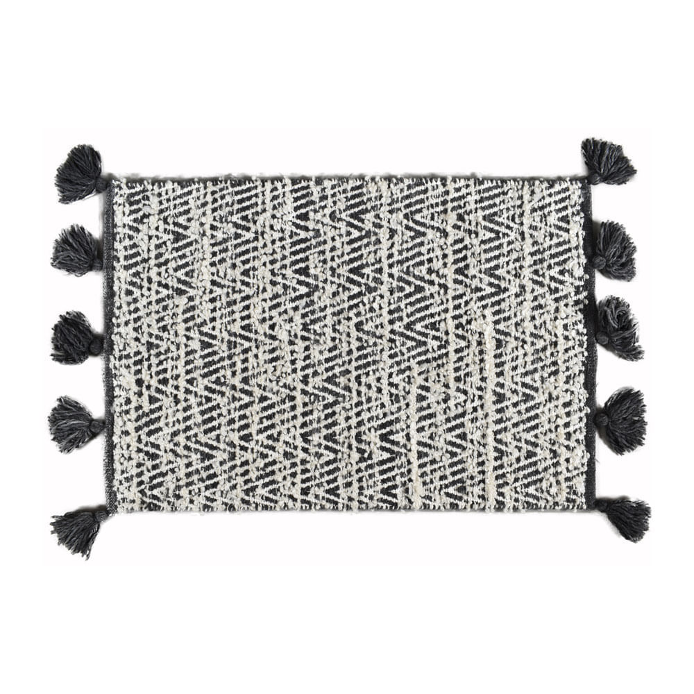 Alfombras Pet Tassels Negro 60x90cm