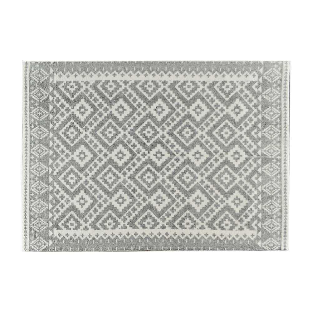 Alfombras Krea Print Silver White