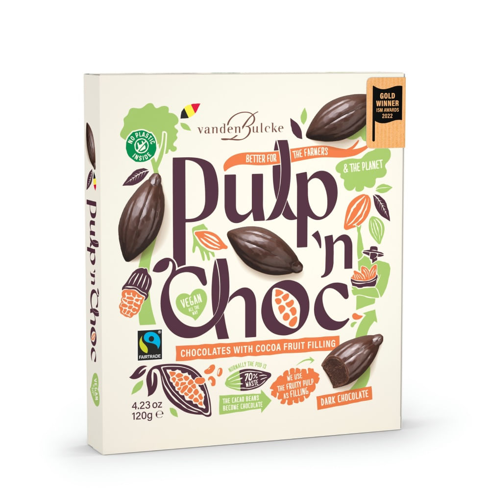DARK CHOCO VANDENBULCKE PULP N CHOC 120G