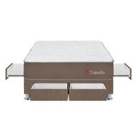 Box Tarima 2 Plazas Forli Capella + 2 Almohadas + Protector
