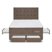 Box Tarima 2 Plazas Forli Capella + Cabecera + 2 Almohadas + Protector