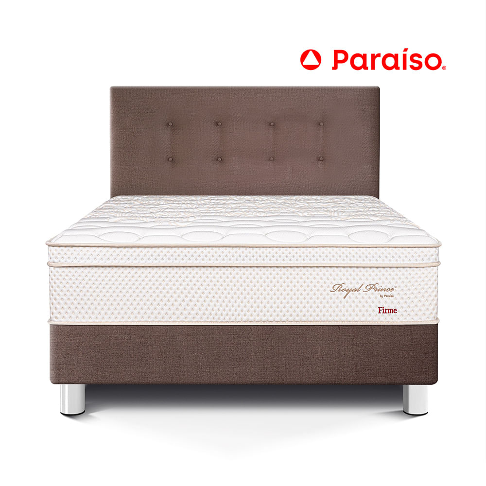 Dormitorio Royal Prince Firme 1.5 Plazas Chocolate