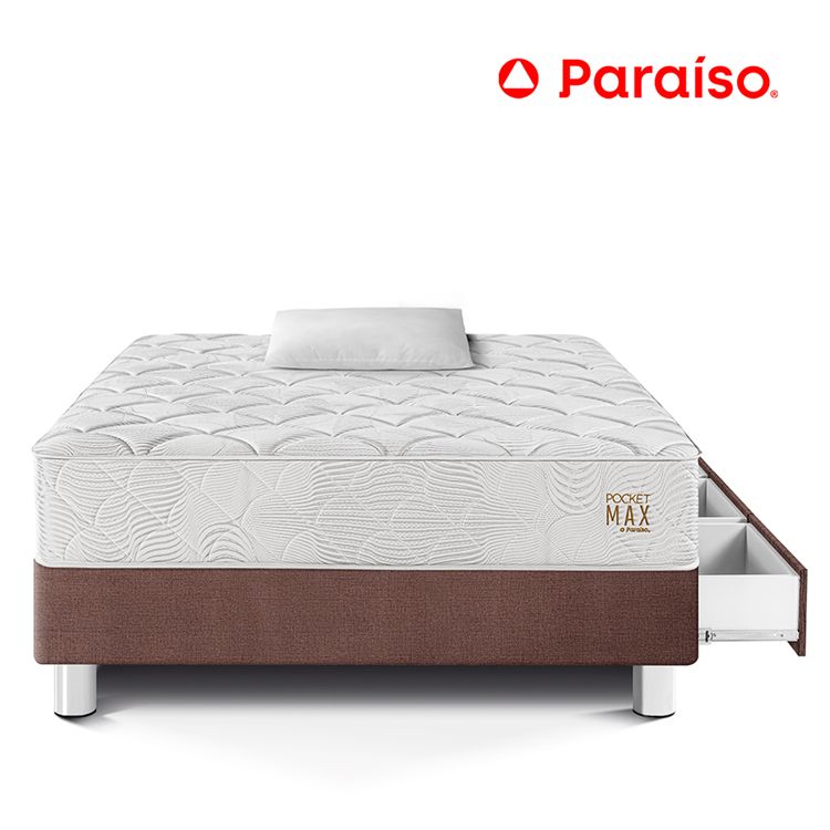 Cama-Pocket-Max-1-5-Plazas-Cajones-Chocolate-1-Almohada-Protector-1-221835518