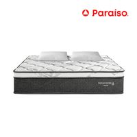 Colchón Paraíso Pocket Star 2 Plazas + 2 Almohadas + Protector