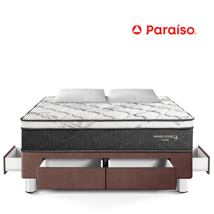 Cama-Para-so-Pocket-Star-Cajones-Chocolate-2-Plazas-2-Almohadas-Protector-1-258633006