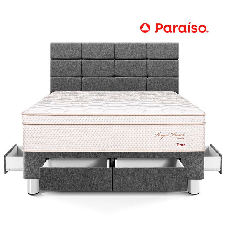 Dormitorio-Royal-Prince-Cajones-2-Plazas-Cabecera-Blocks-Gris-1-351646160