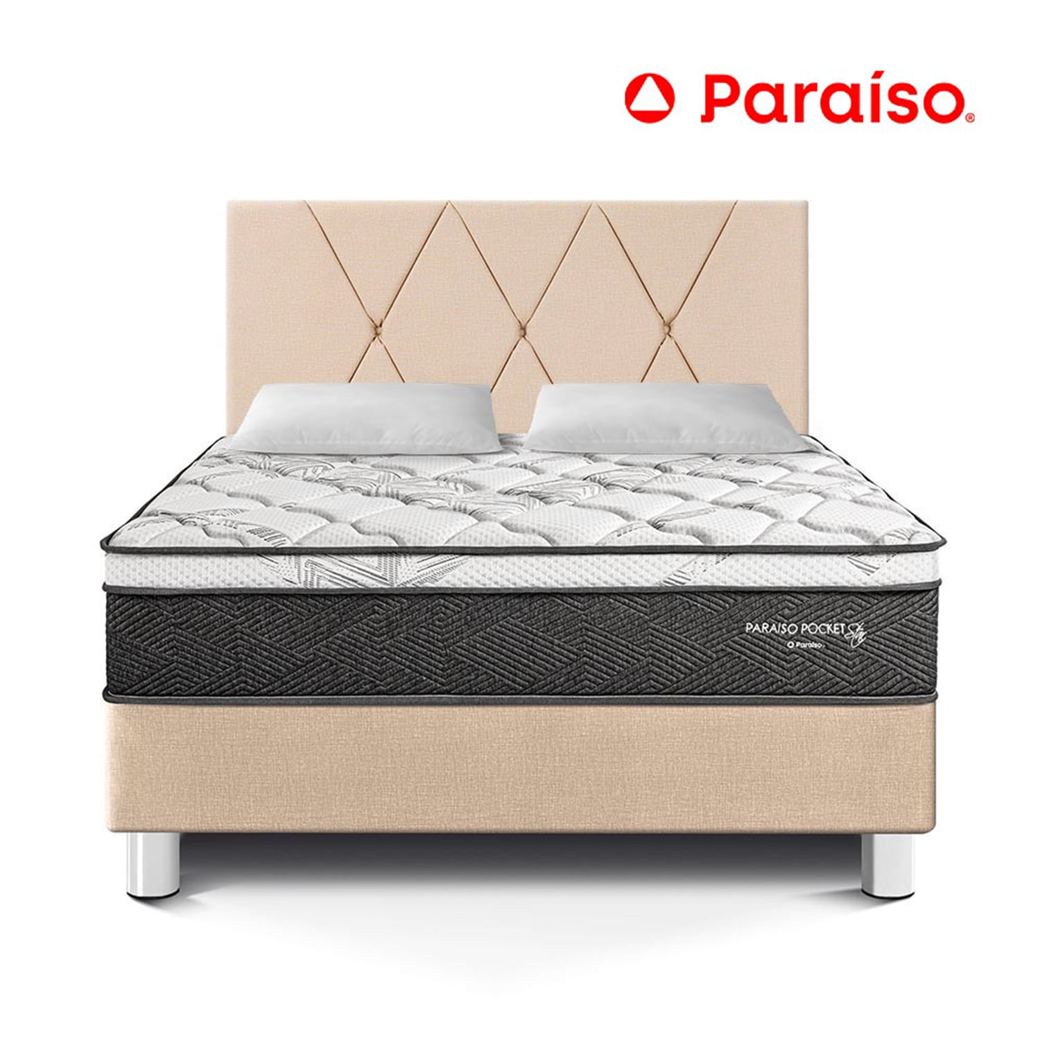 Dormitorio Paraíso Pocket Star 2 Plazas Champagne