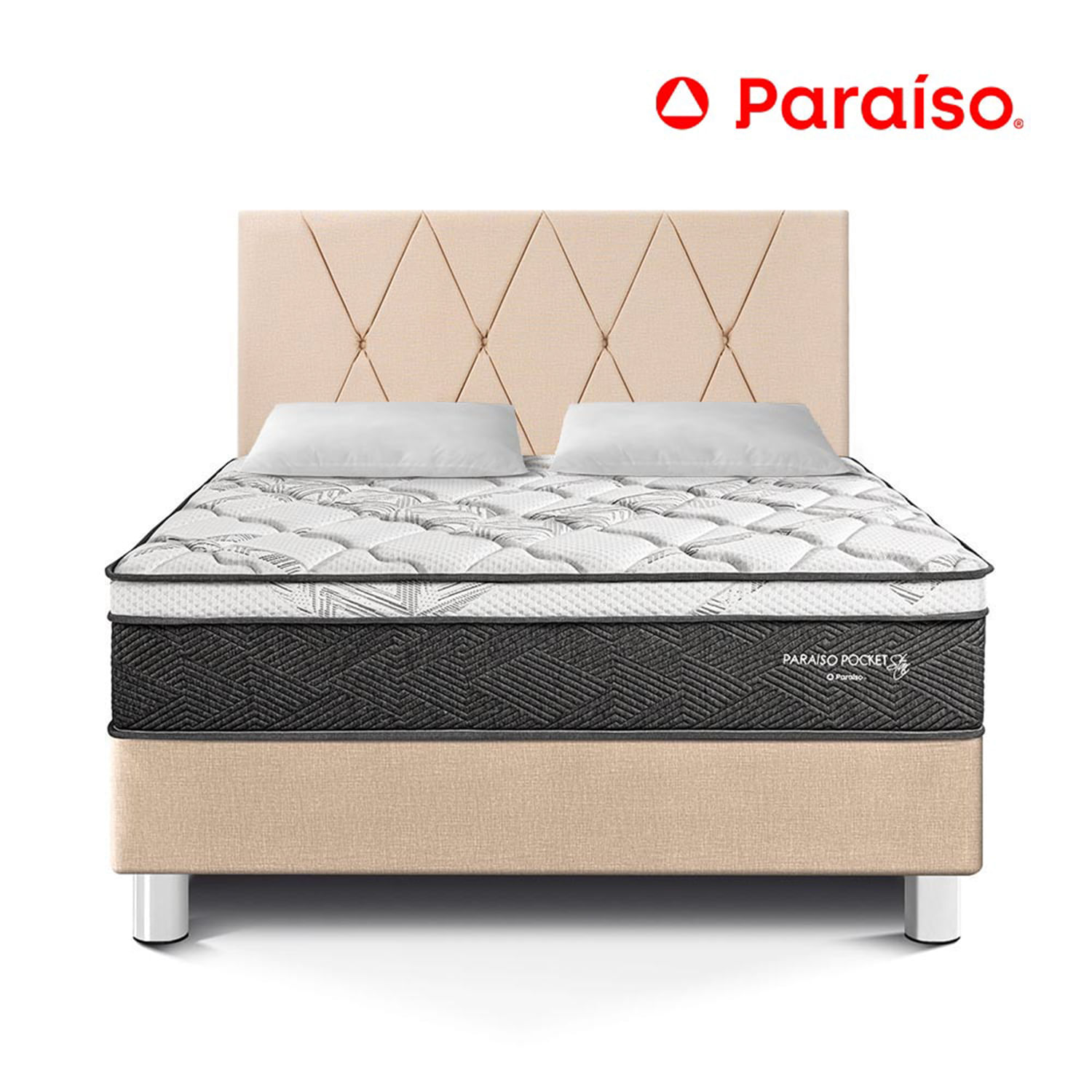 Dormitorio Paraíso Pocket Star Queen Champagne