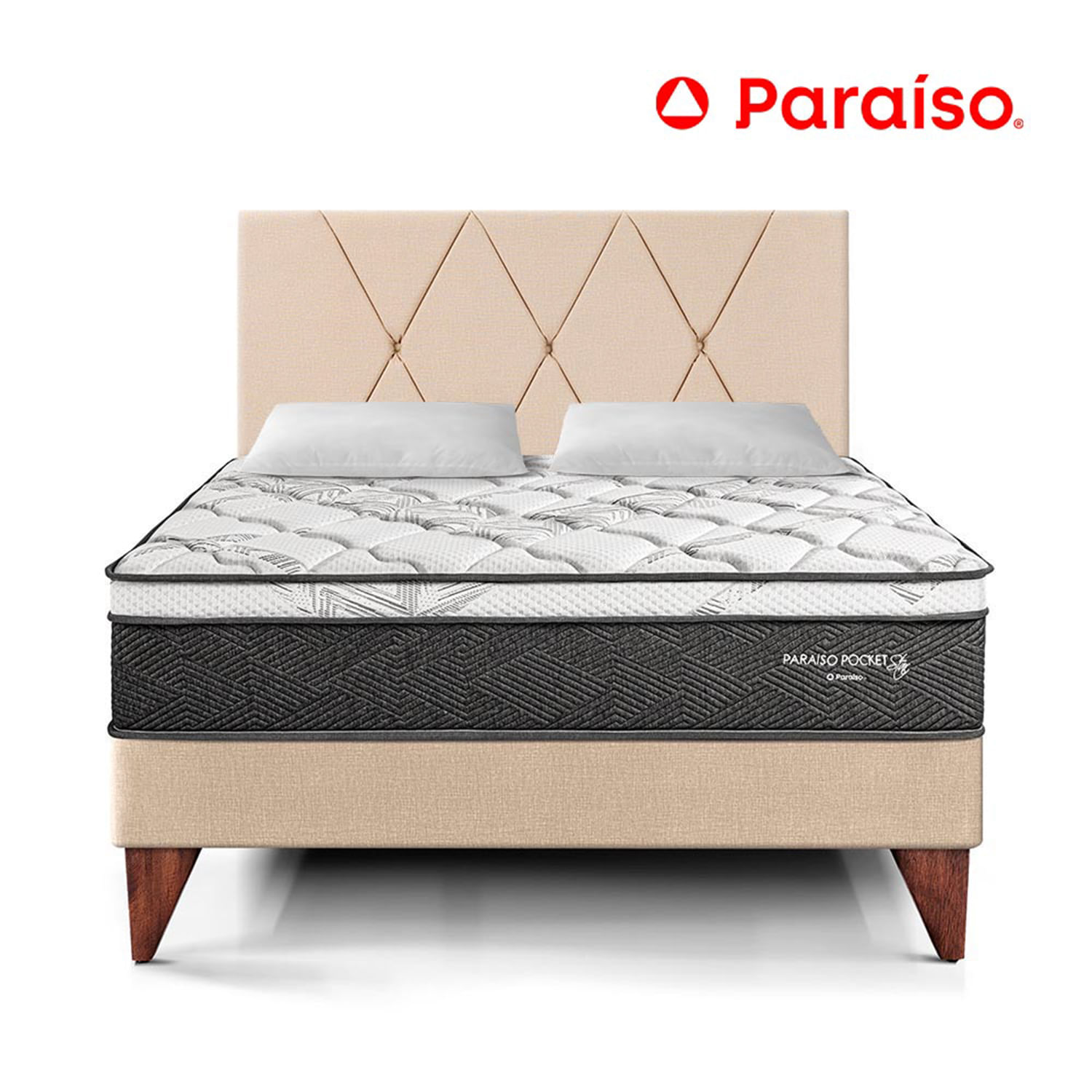 Dormitorio Europeo Paraíso Pocket Star 2 Plazas Champagne