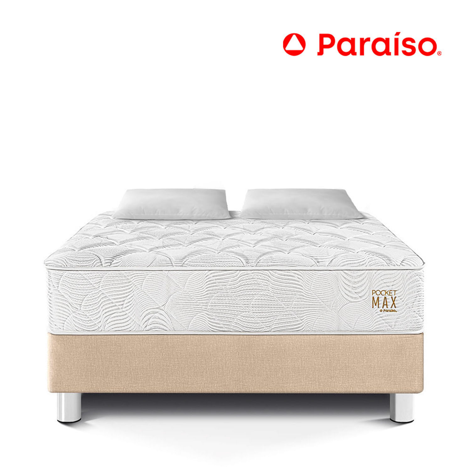 Cama Pocket Max Queen Champagne