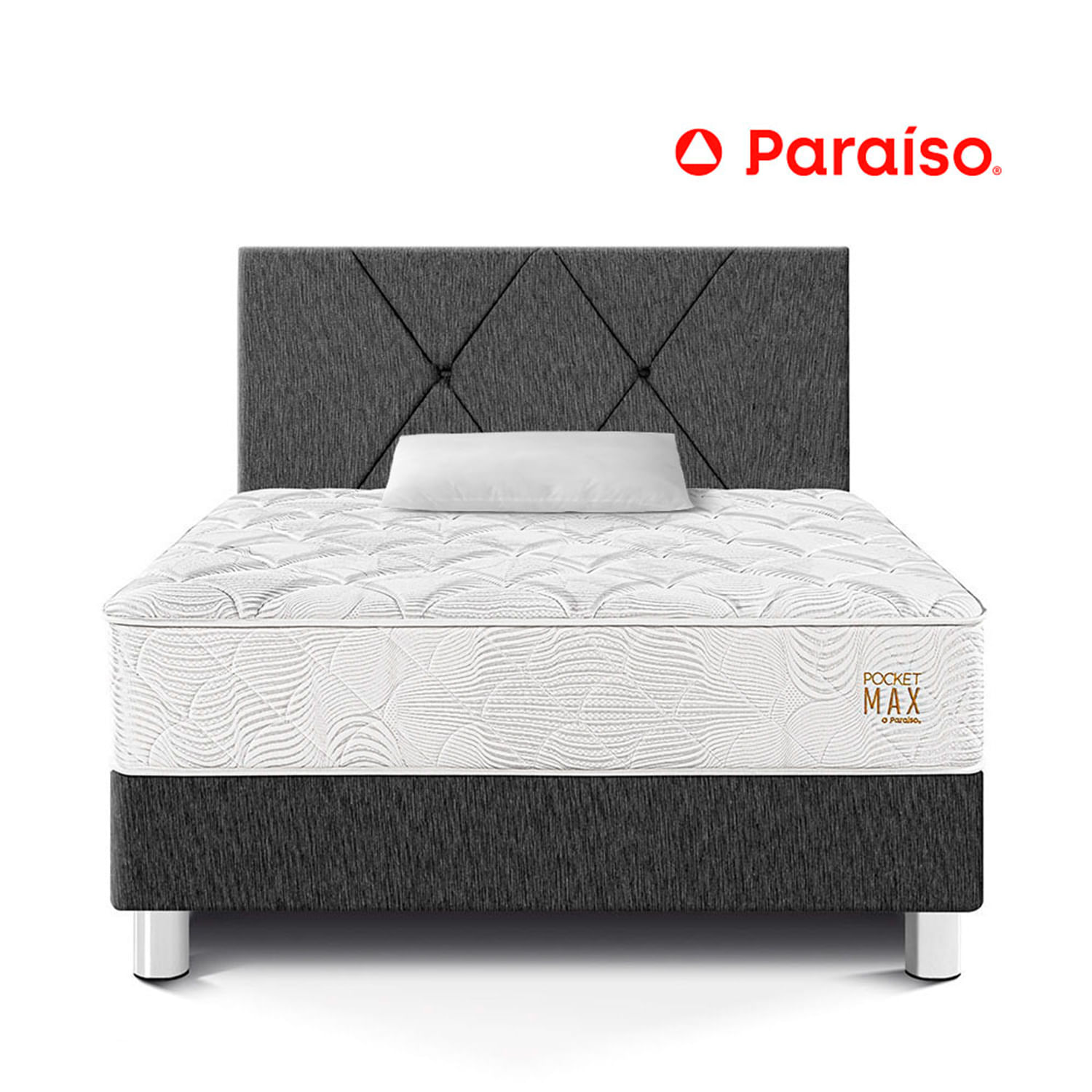 Dormitorio Pocket Max 1.5 Plazas Charcoal