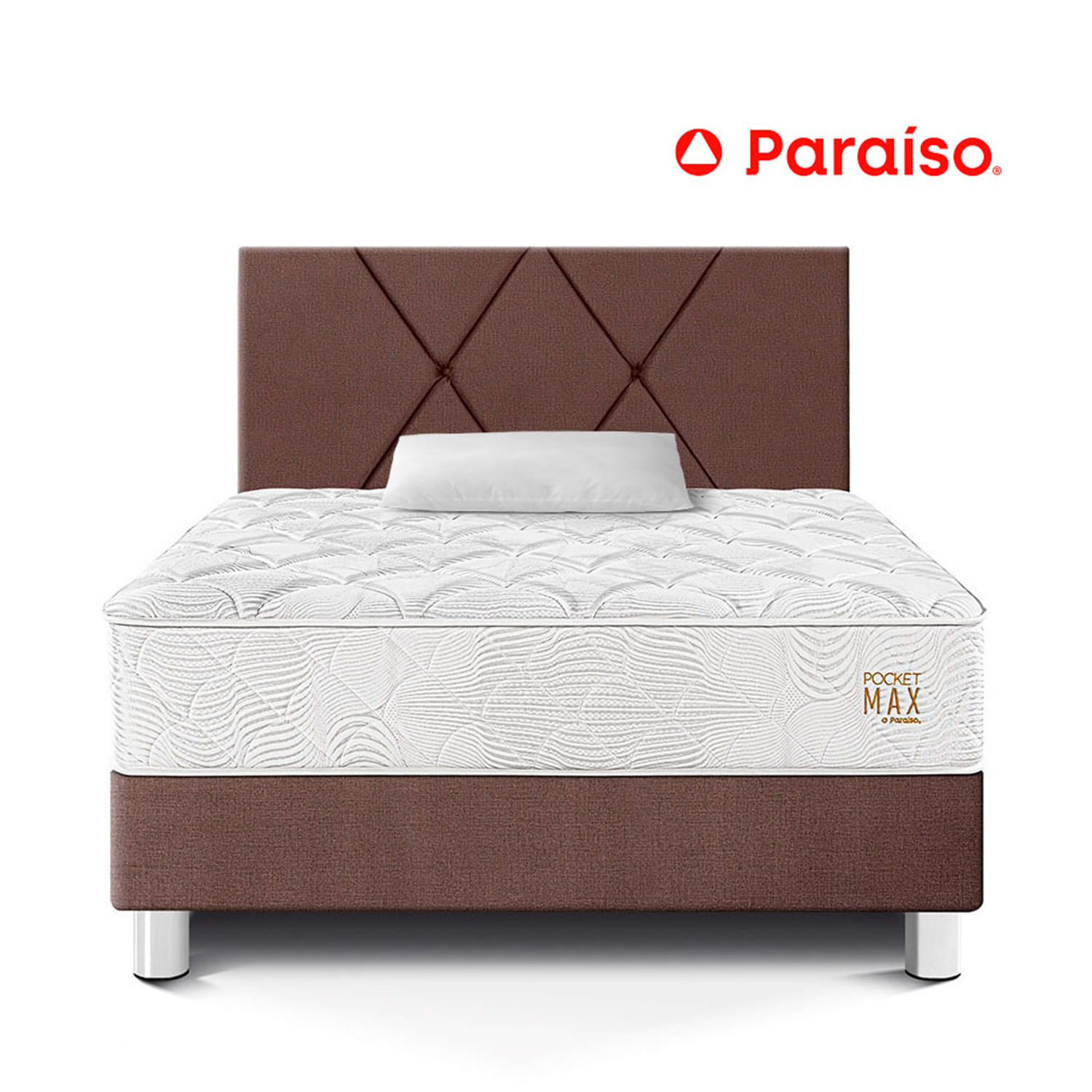 Dormitorio Pocket Max 1.5 Plazas Chocolate