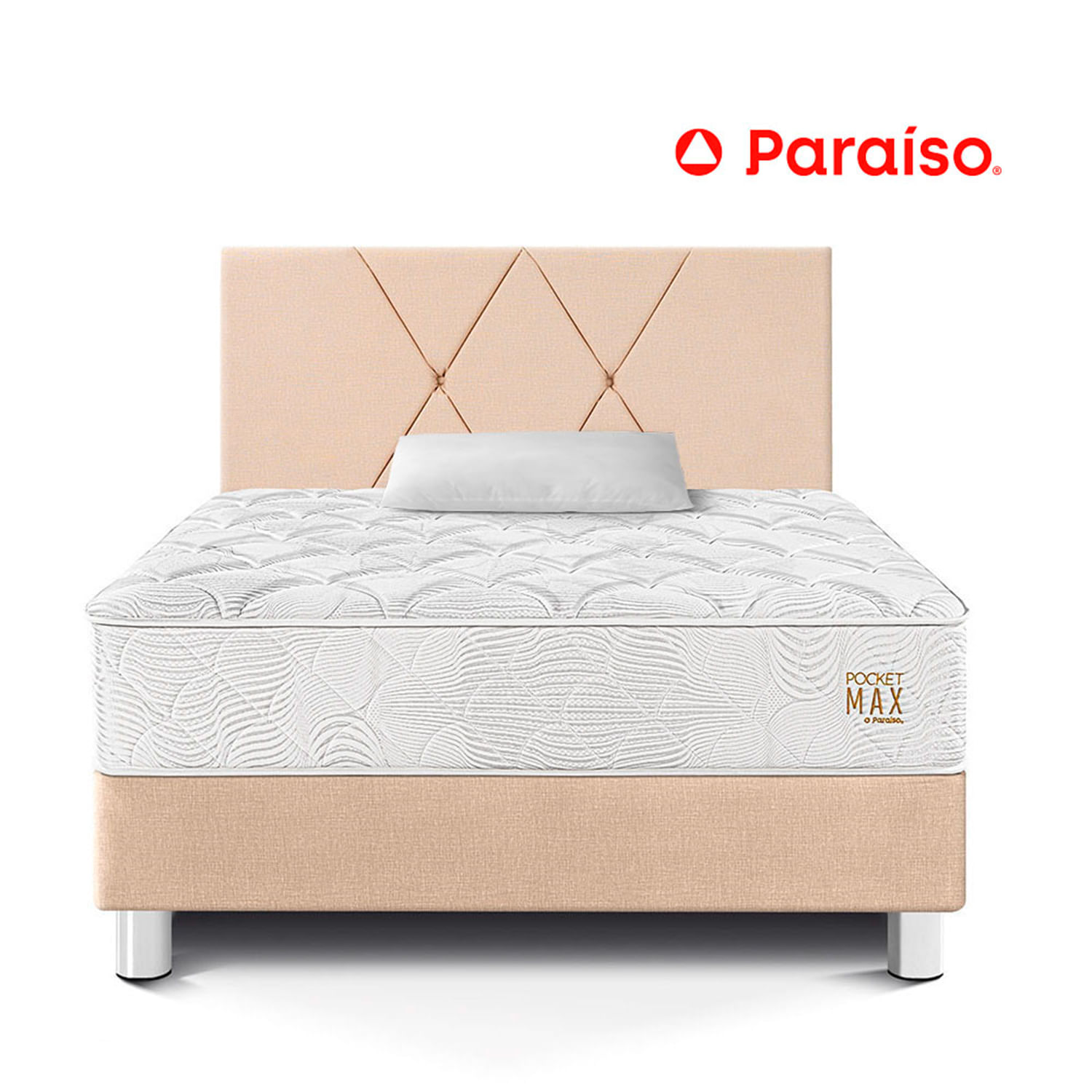 Dormitorio Pocket Max 1.5 Plazas Champagne