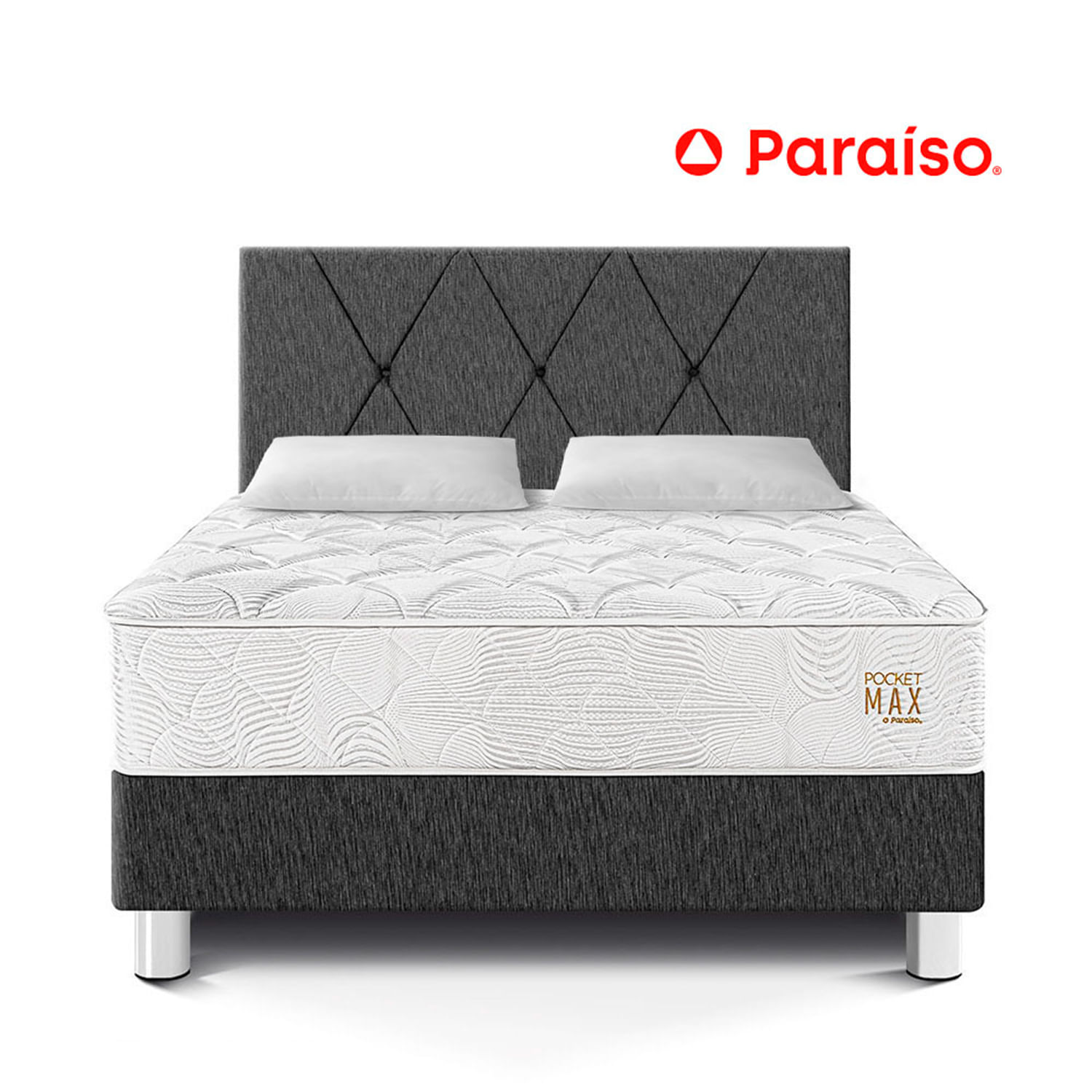 Dormitorio Pocket Max 2 Plazas Charcoal