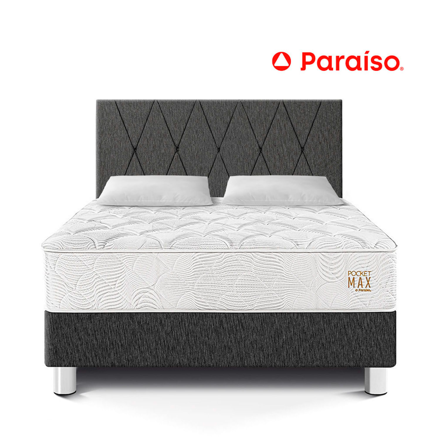 Dormitorio Pocket Max King Charcoal