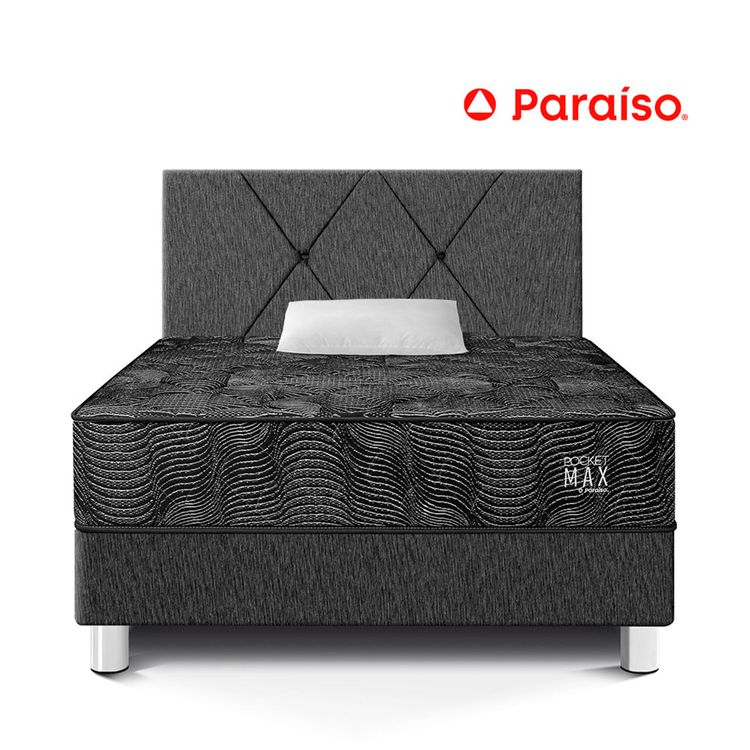 Dormitorio-Pocket-Para-so-Max-Black-1-5-Plazas-1-Almohada-1-Protector-1-351694535