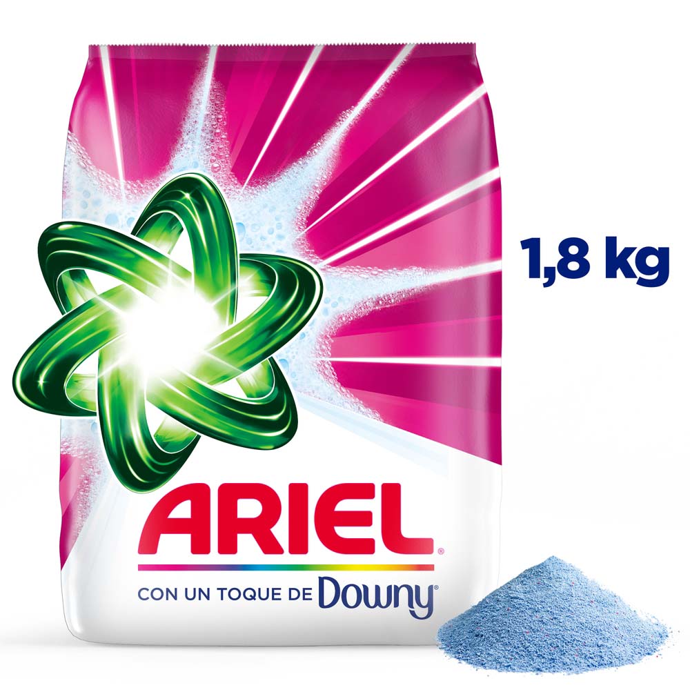 Detergente en Polvo Ariel Toque de Downy 1.8kg