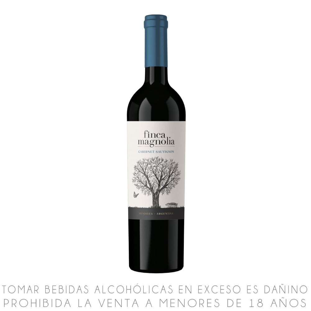 Vino Tinto Cabernet Sauvignon Finca Magnolia Botella 750ml