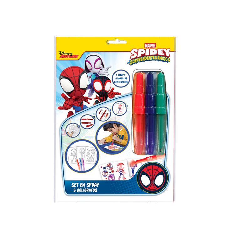 Set-en-Spray-Spiderman-Boligrafos-x3-1-351702457
