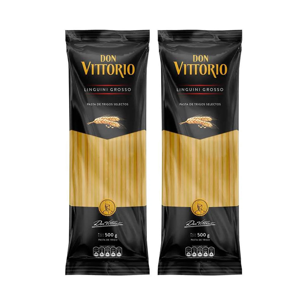 Twopack Fideo Linguini Grosso Don Vittorio 500g