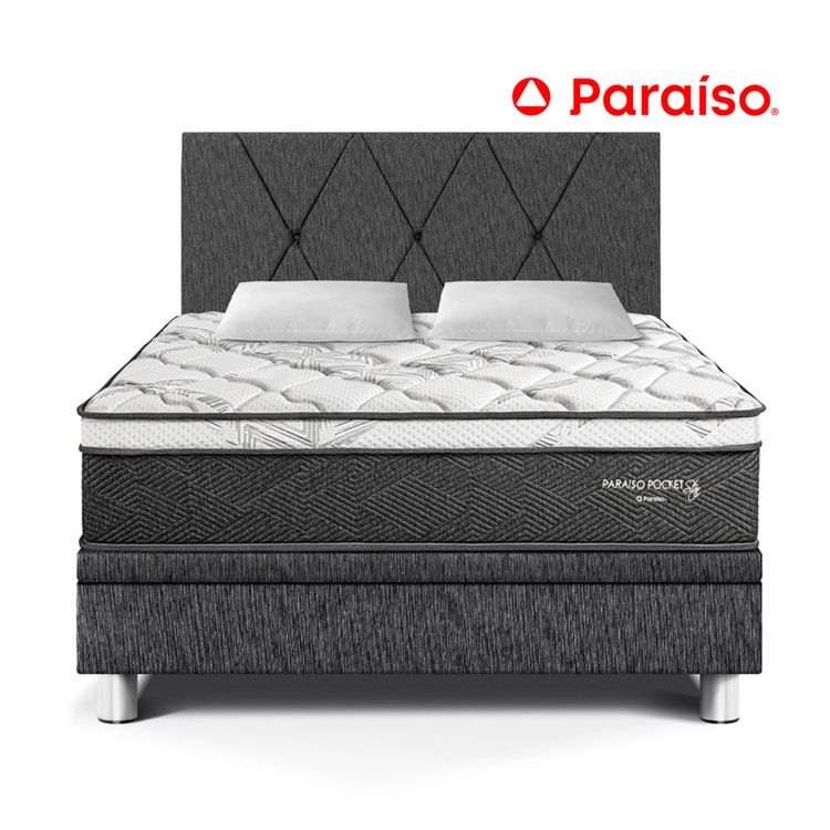 Dormitorio Paraíso Boxet Paraíso Pocket Star 2 Plazas Charcoal