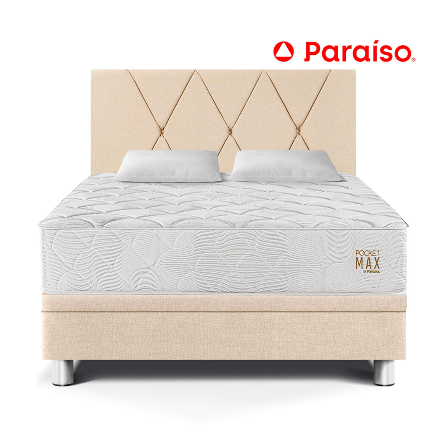 Dormitorio Paraíso Boxet Pocket Max 2 Plazas Champagne