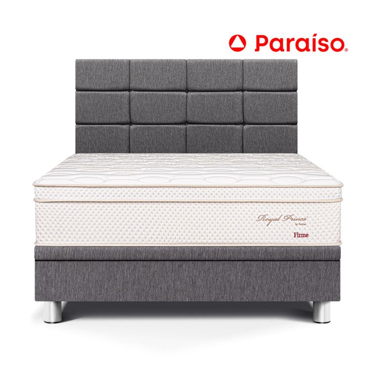 Dormitorio Paraíso Boxet Blocks Royal Prince 2 Plazas Gris