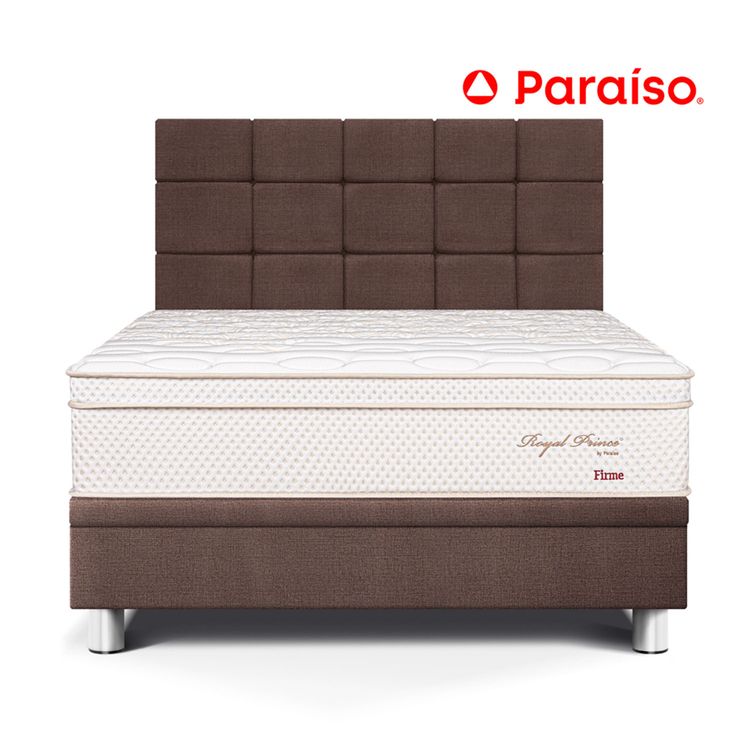 Dormitorio Paraíso Box Blocks Royal Prince Queen Chocolate