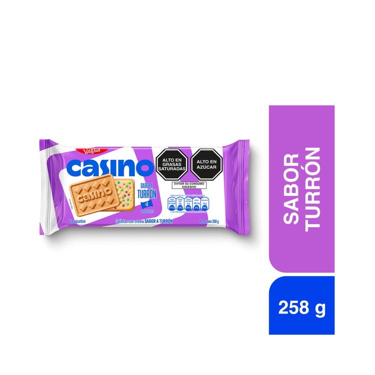 Sixpack Galleta Casino Turrón 43g