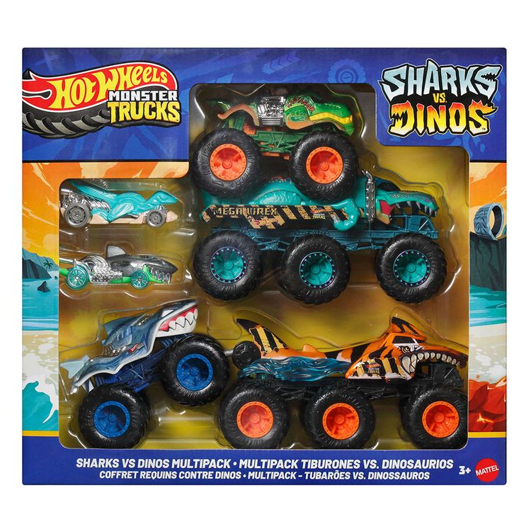 Vehículo Shark vs Dino Hot Wheels