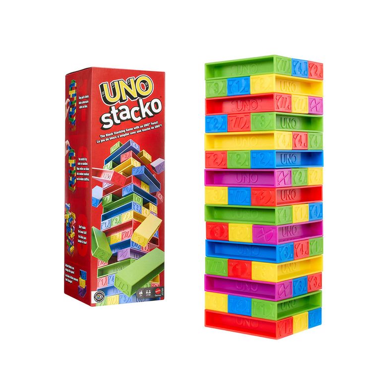 Juego de Mesa UNO Stacko Segunda Versión